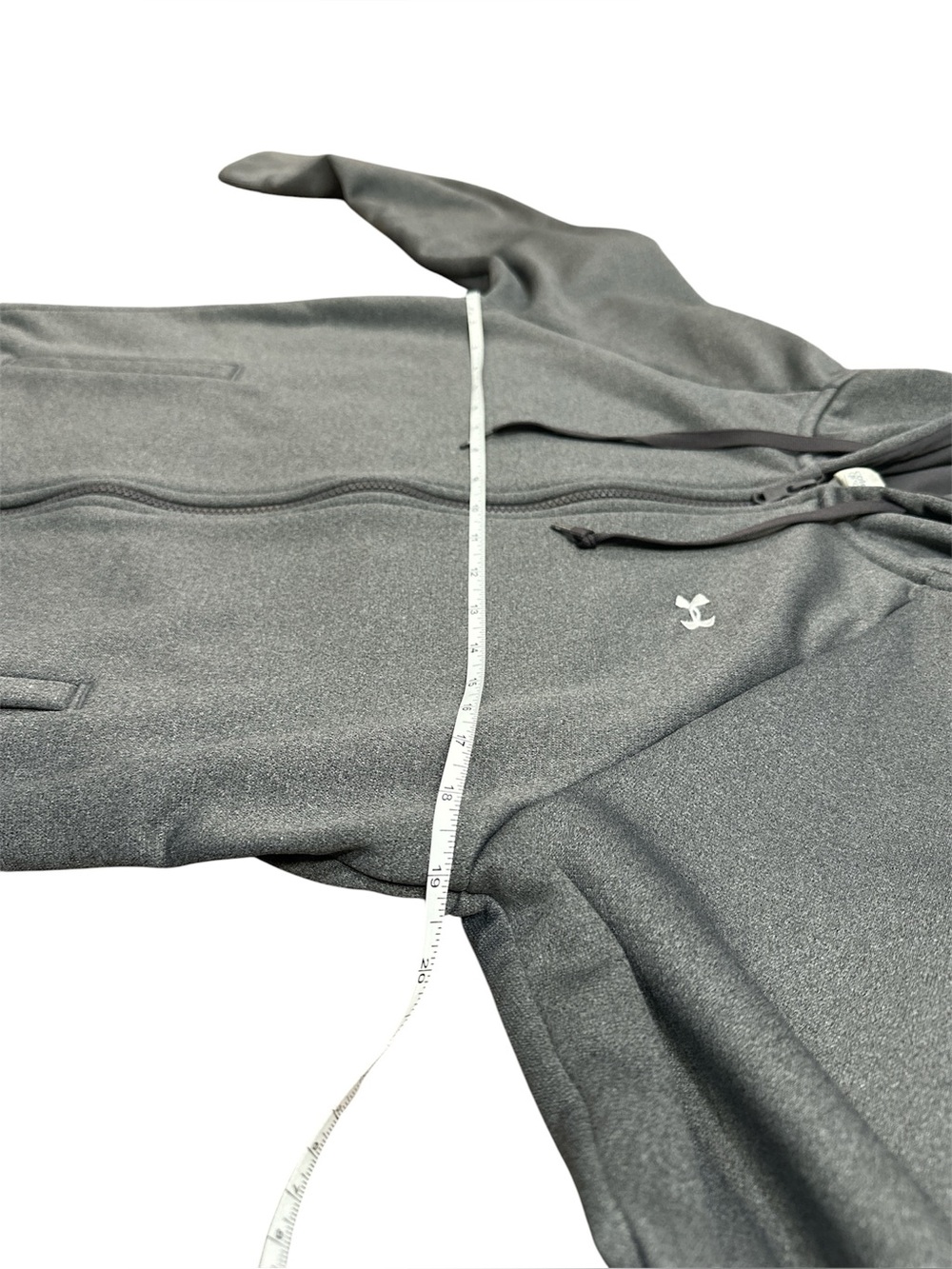 Under Armour Storm Fleece Full Zip Hoodie Heather Gray Medium M - Picture 8 of 8